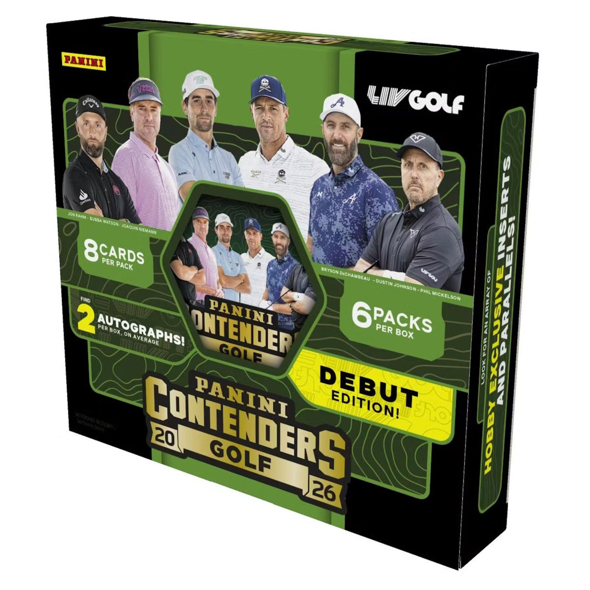 Golf Panini 2026 Panini Contenders Liv Golf Hobby 12-Box Case