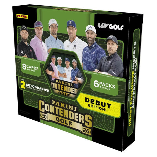 Golf Panini 2026 Panini Contenders Liv Golf Hobby 12-Box Case