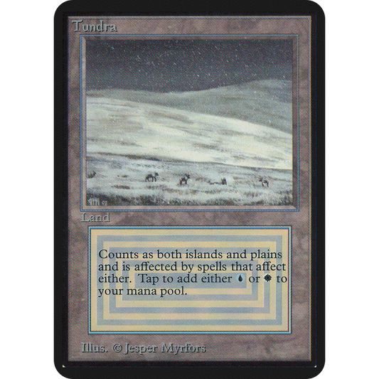 Magic The Gathering Tundra [Limited Edition Alpha]
