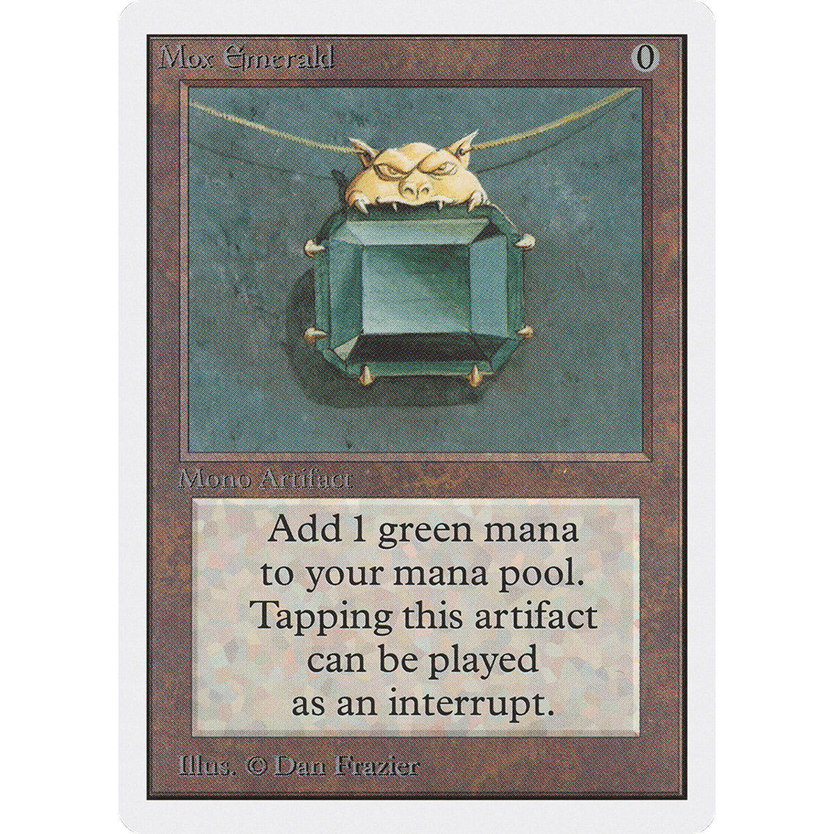 Magic The Gathering Mox Emerald [Unlimited Edition]
