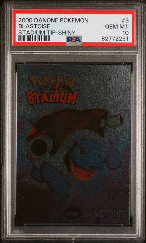 Pokémon PSA 10 Blastoise Stadium Tip-Shiny