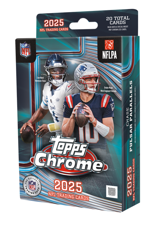 Football Topps 2025 Topps Chrome Football Hanger 64 Box Case