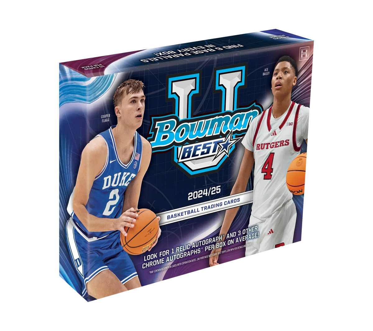 Basketball Topps 2024-25 Bowman'S Best University Basketball Hobby 12 Box Case