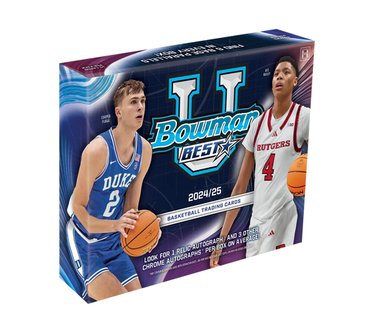 Basketball Topps 2024-25 Bowman'S Best University Basketball Hobby 12 Box Case