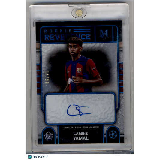 Soccer Topps 2024 Topps Museum Collection Uefa Champions League Rookie Reverence Lamine Yamal #Rra-Ly