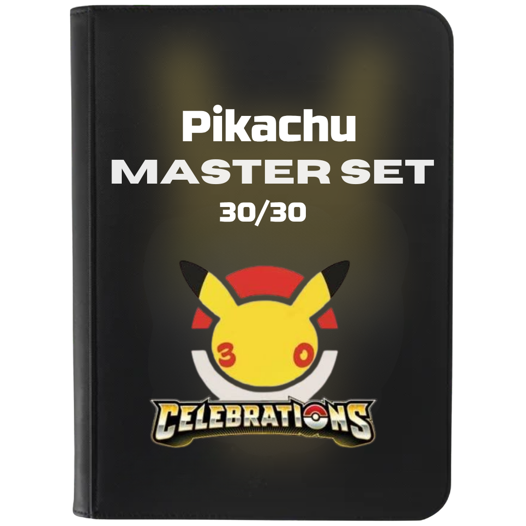 Pokémon Master Set Pikachu 30th Celebrations