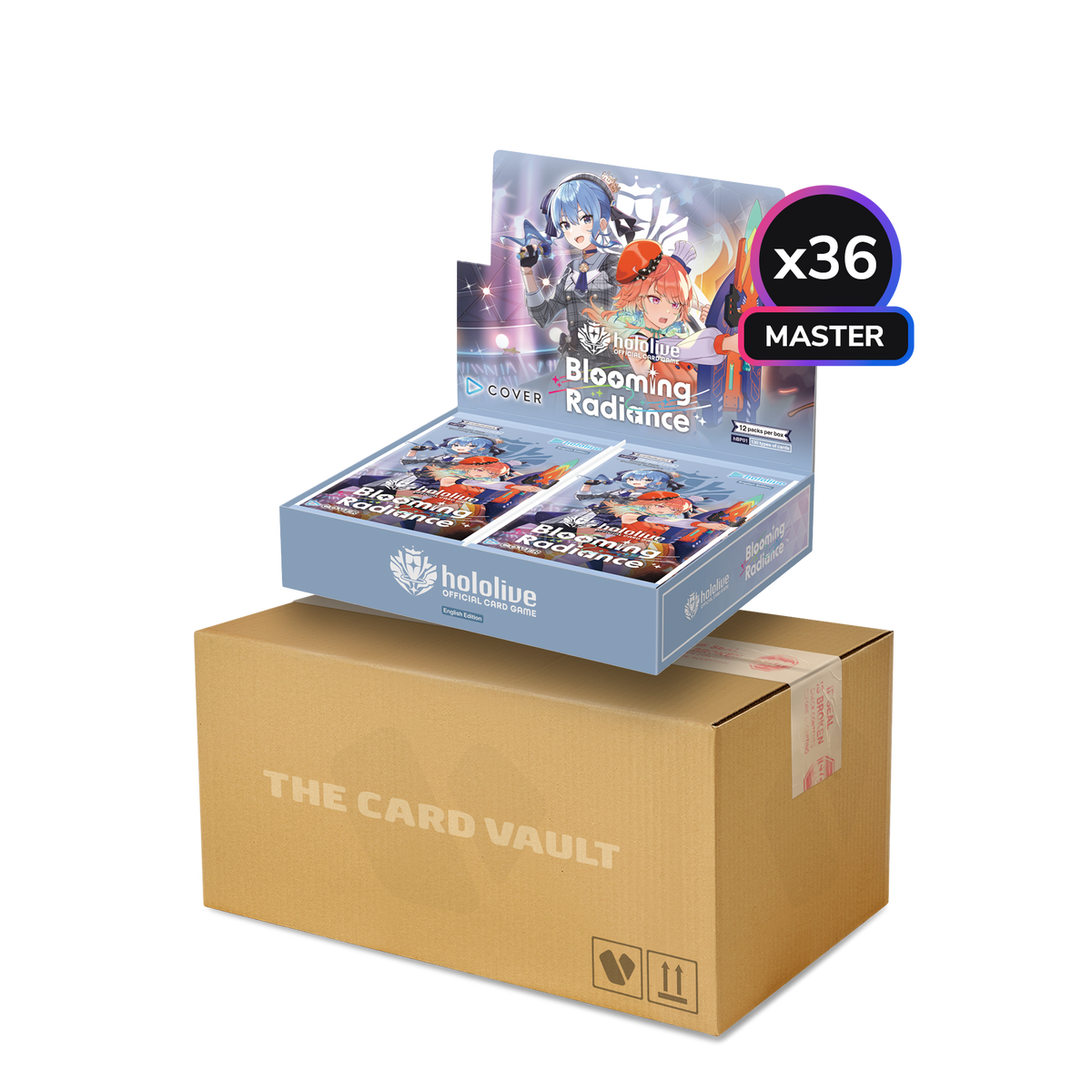 Sports Hololive Official Card Game - Blooming Radiance - Master Display Case (36x Booster Boxes)