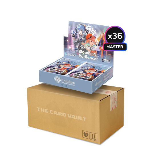 Sports Hololive Official Card Game - Blooming Radiance - Master Display Case (36x Booster Boxes)