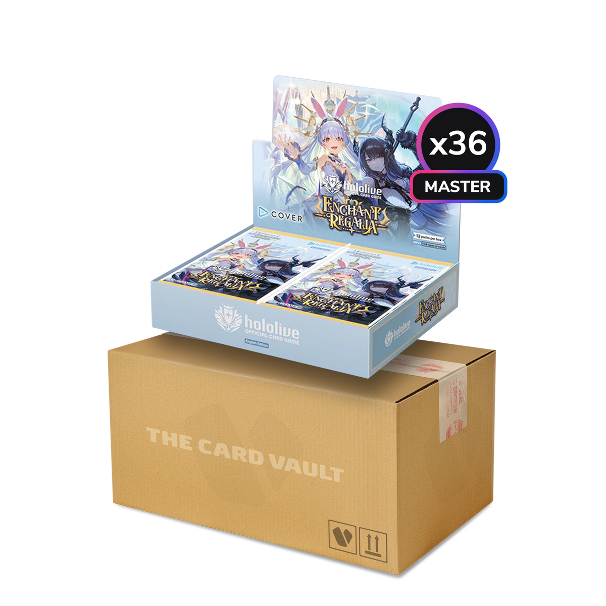 Sports Hololive Official Card Game - Enchant Regalia - Master Display Case (36x Booster Boxes)