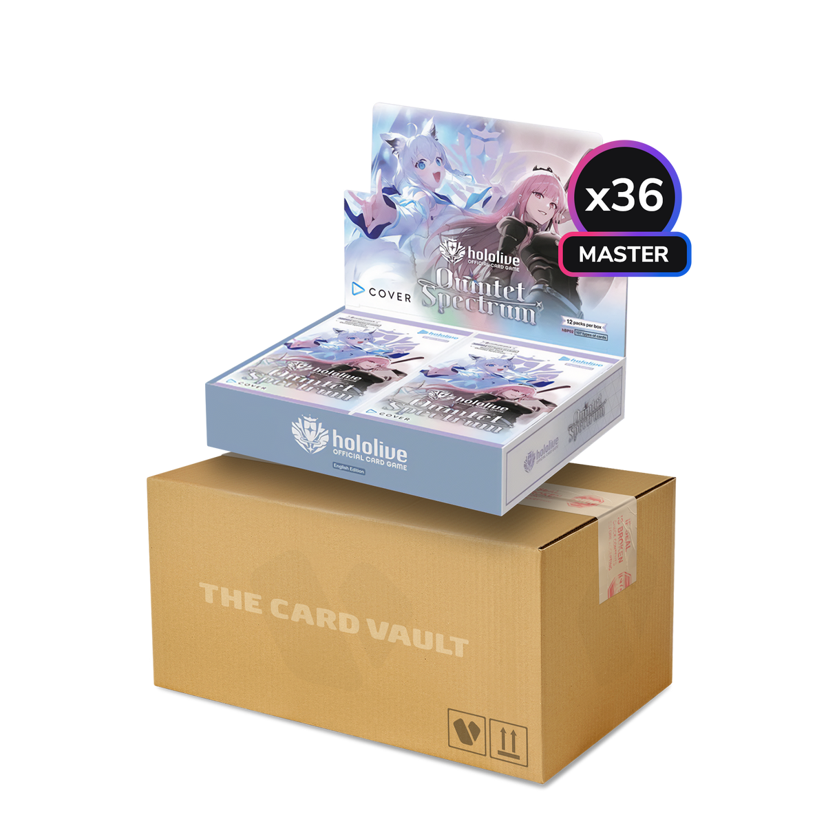 Sports Hololive Official Card Game - Quintet Spectrum - Master Display Case (36x Booster Boxes)