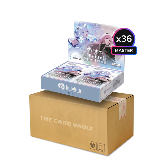 Sports Hololive Official Card Game - Quintet Spectrum - Master Display Case (36x Booster Boxes)