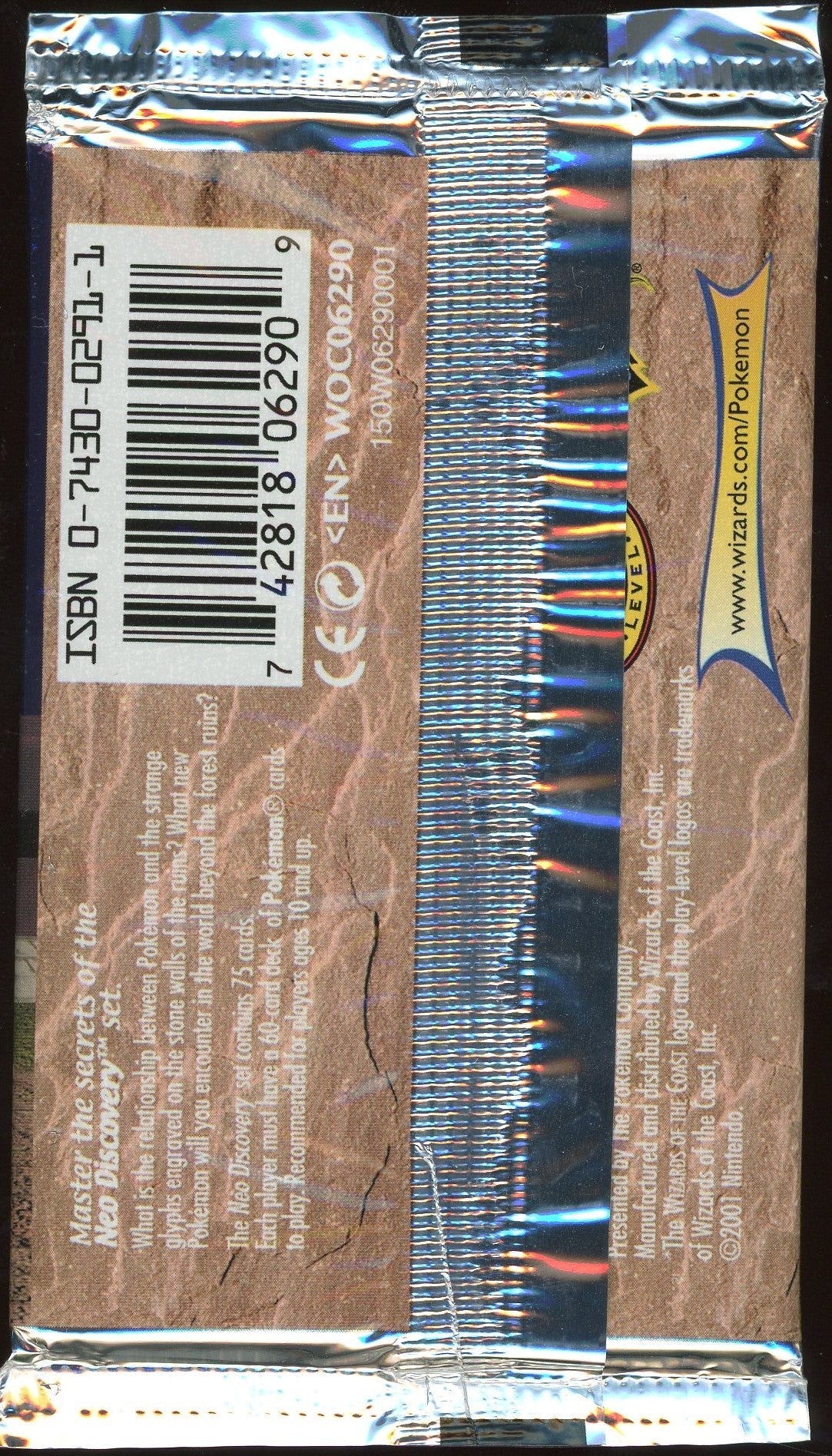 Sports Neo Discovery 1st Edition Booster Pack (Random Artwork)