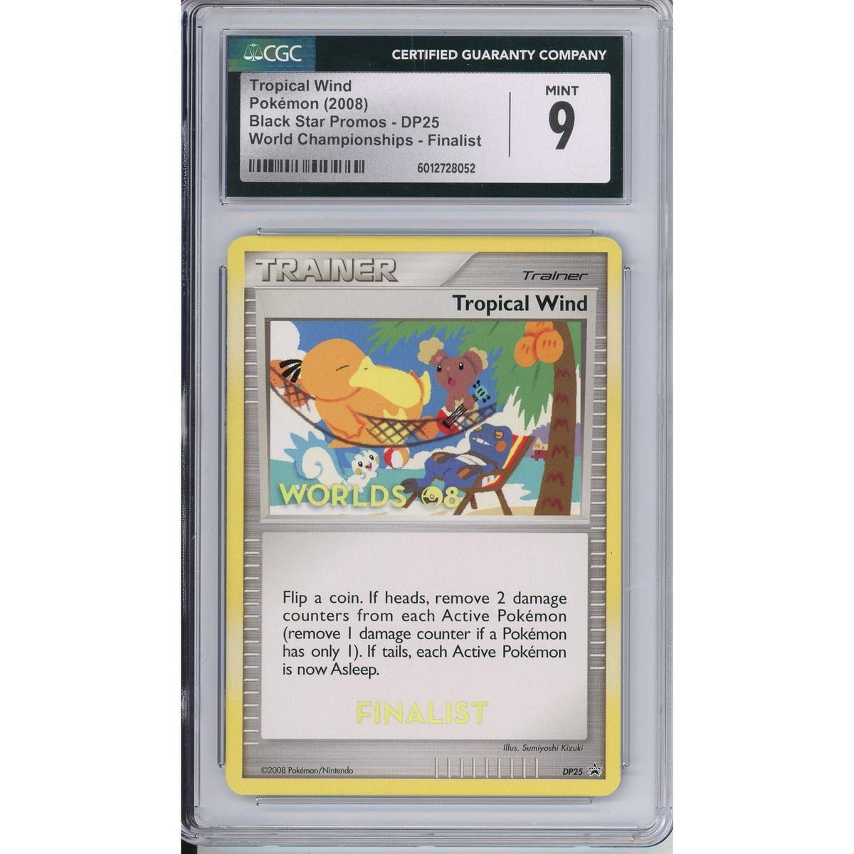 Pokémon Pokemon Graded: Tropical Wind #Dp25 Black Star Promo World Championships 2008 Finalist CGC 9