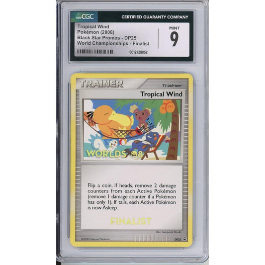Pokémon Pokemon Graded: Tropical Wind #Dp25 Black Star Promo World Championships 2008 Finalist CGC 9
