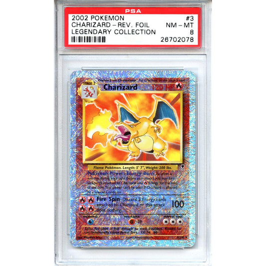 Pokémon Pokemon Graded: Legendary Collection Charizard PSA 8