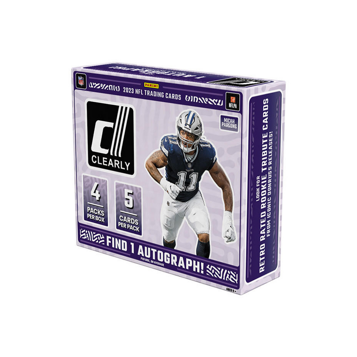 Football Panini 2023 Panini Clearly Donruss Football Hobby 16 Box Case