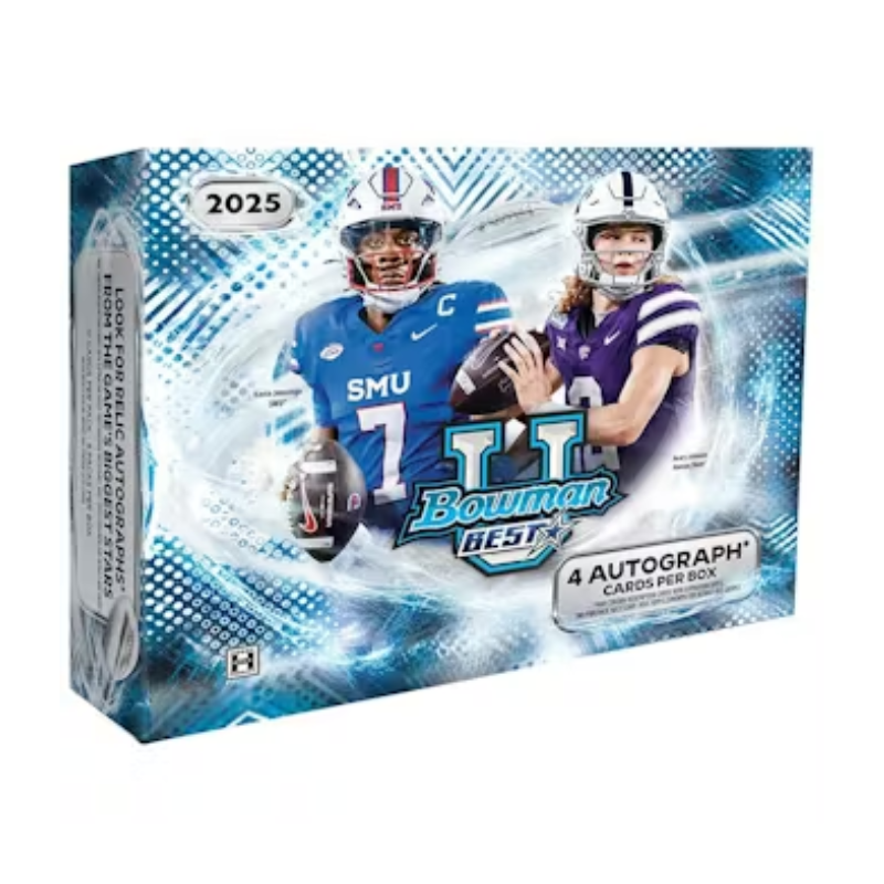 Baseball Bowman 2025 Bowman University Best Football Hobby 12 Box Case