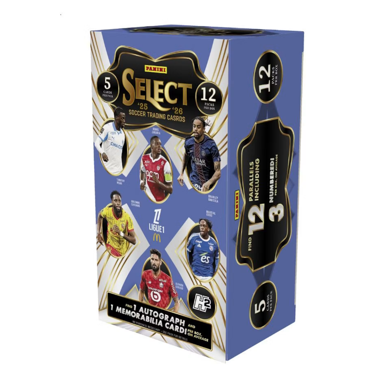 Soccer Panini 2025/26 Panini Select Ligue 1 Soccer H2 12 Box Case