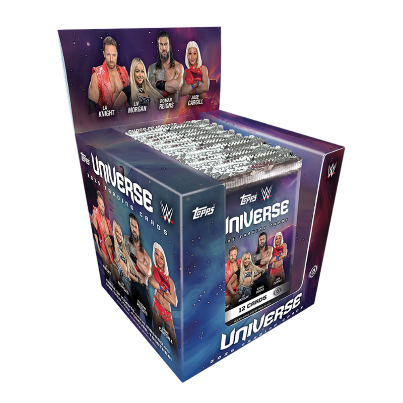 WWE Wrestling Topps 2025 Topps Universe WWE Hobby 12 Box Case