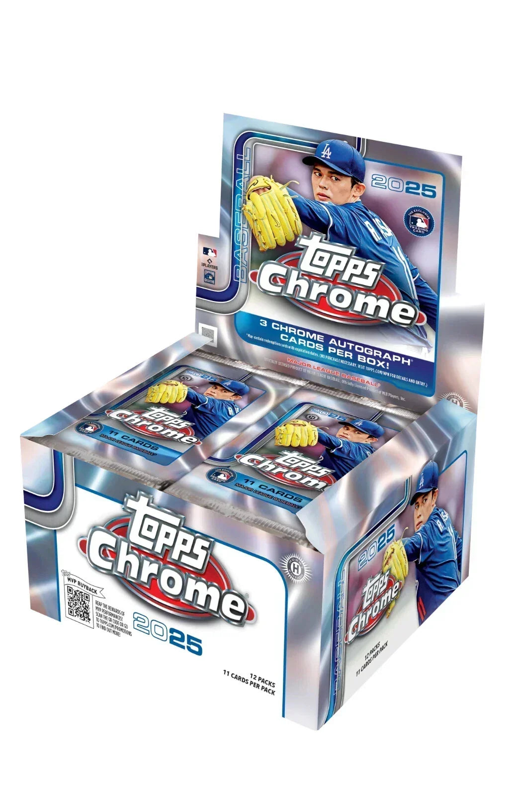 UFC MMA Topps 2025 Topps Chrome Baseball Jumbo 8 Box Case