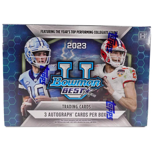 Baseball Topps 2023 Bowman Best University Football Breakers Delight 10-Box Case