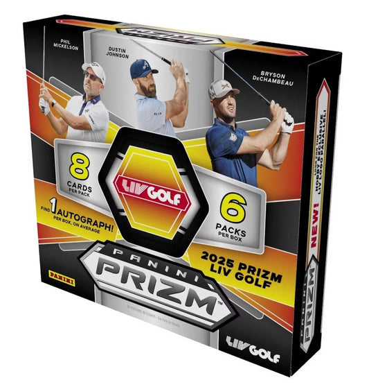 Golf Panini 2025 Panini Prizm Liv Golf Hobby 16 Box Case
