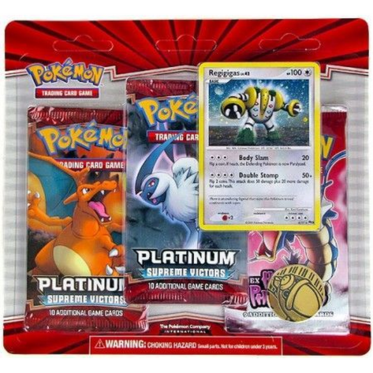Pokémon Holon Phantoms/Supreme Victors 3 Pack Blister - Regigigas