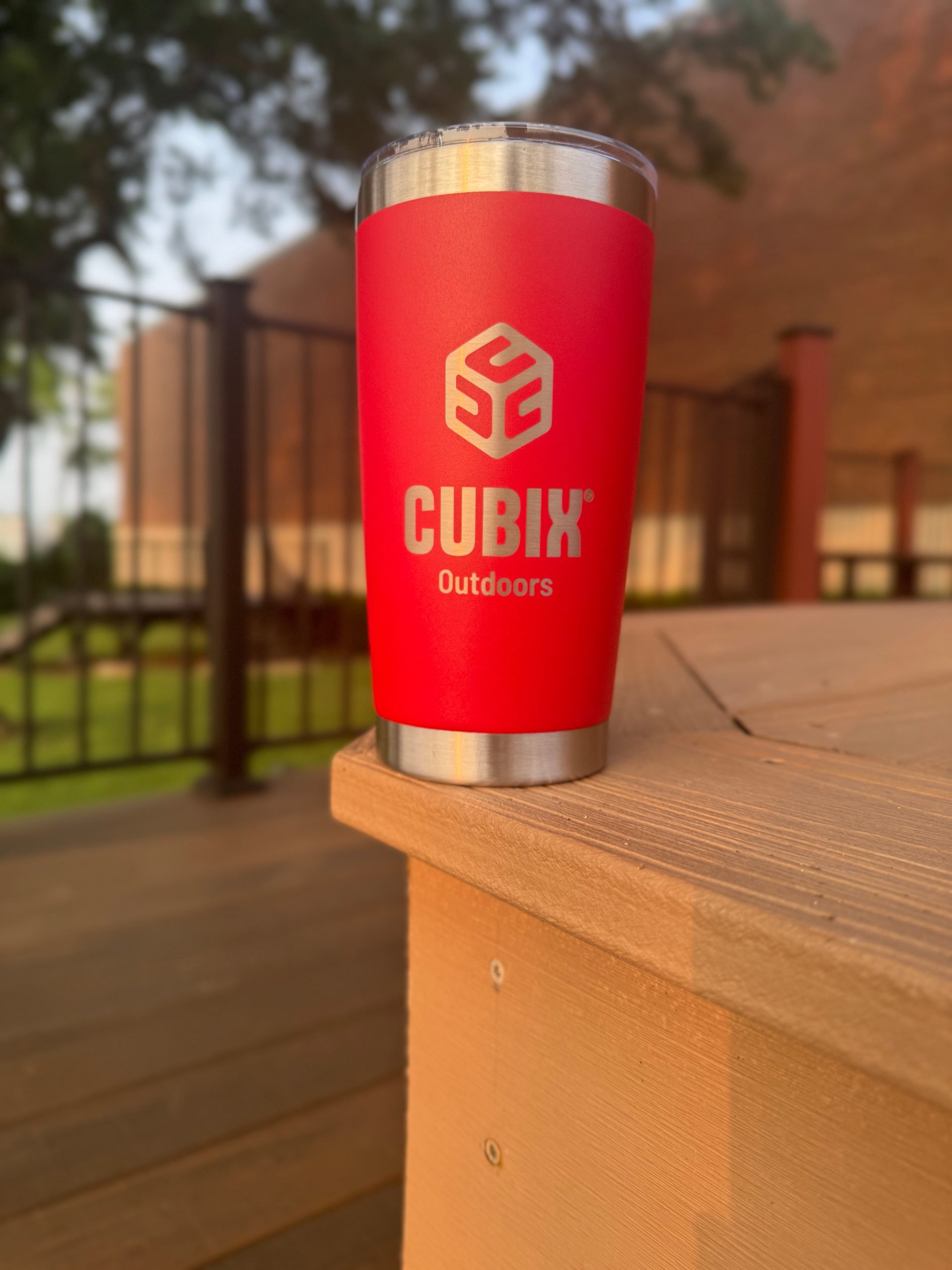 Cubix Outdoors 20oz Insulated Tumbler with Sliding Lid — Stainless Steel, Keeps Drinks Hot or Cold - Image 9