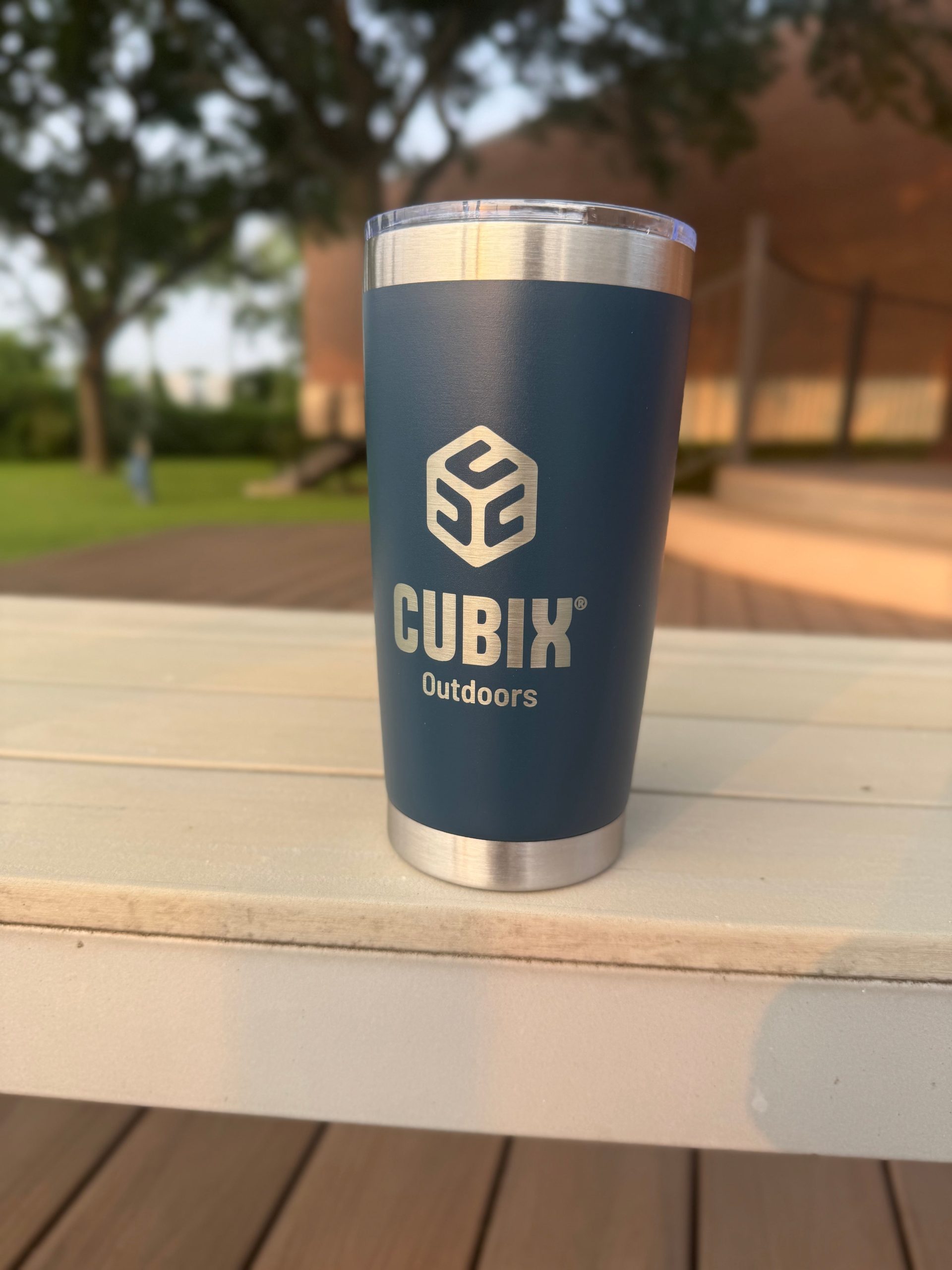 Cubix Outdoors 20oz Insulated Tumbler with Sliding Lid — Stainless Steel, Keeps Drinks Hot or Cold - Image 10