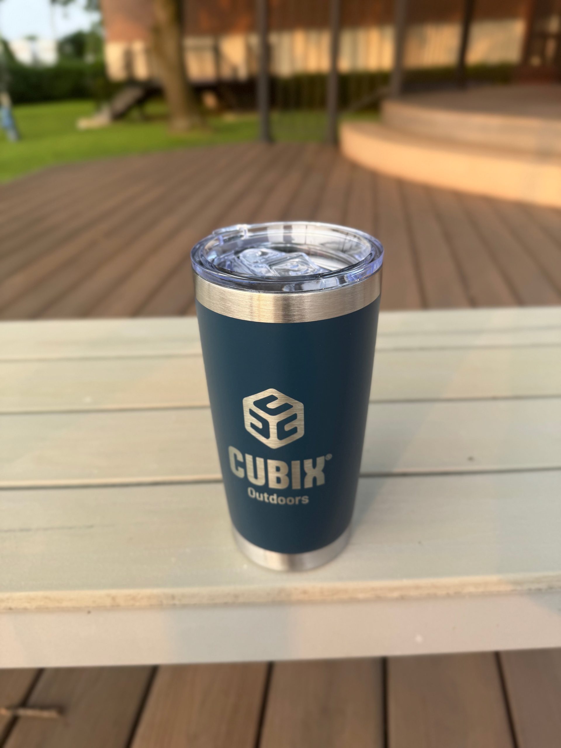 Cubix Outdoors 20oz Insulated Tumbler with Sliding Lid — Stainless Steel, Keeps Drinks Hot or Cold - Image 11