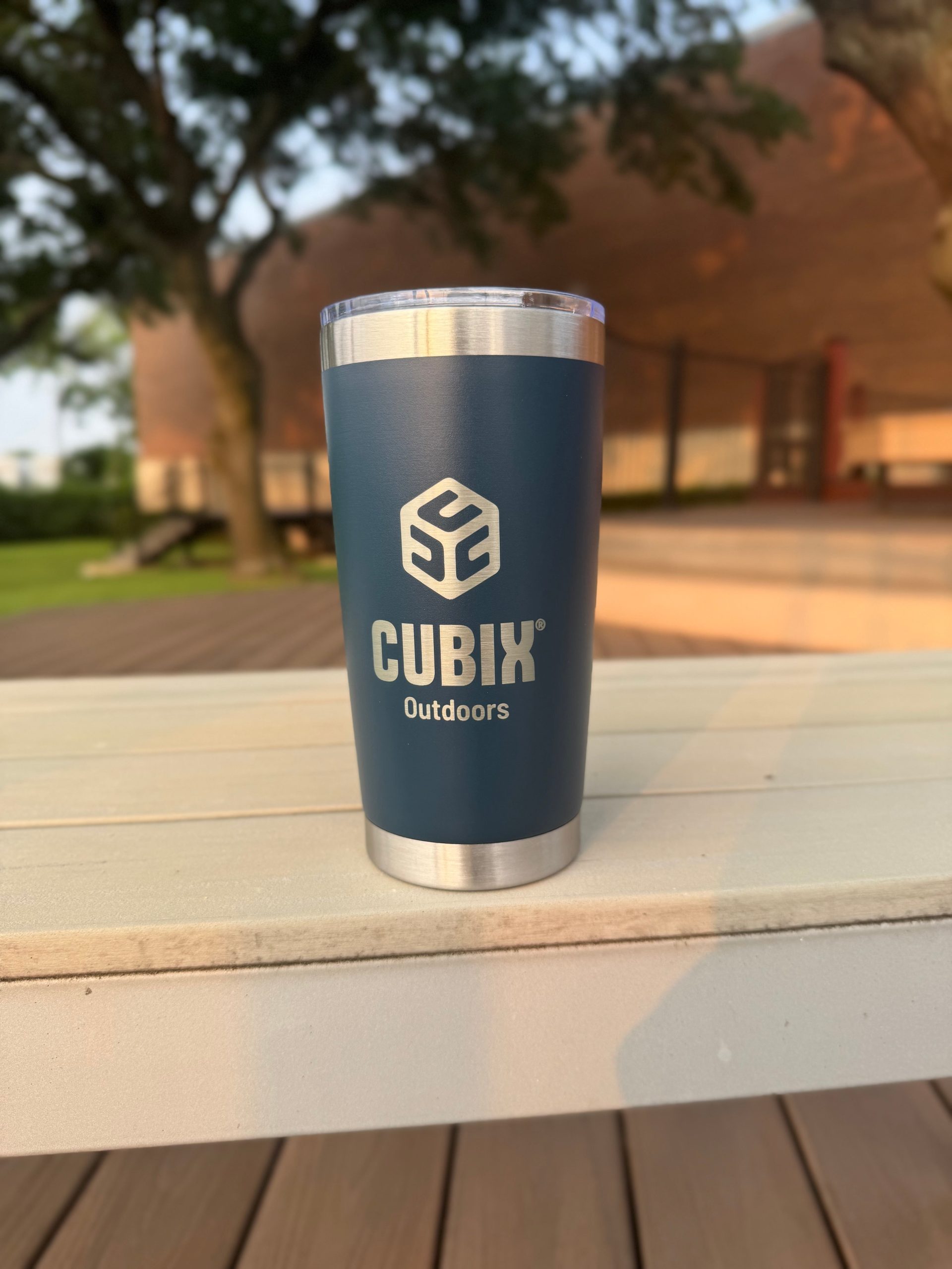 Cubix Outdoors 20oz Insulated Tumbler with Sliding Lid — Stainless Steel, Keeps Drinks Hot or Cold - Image 12